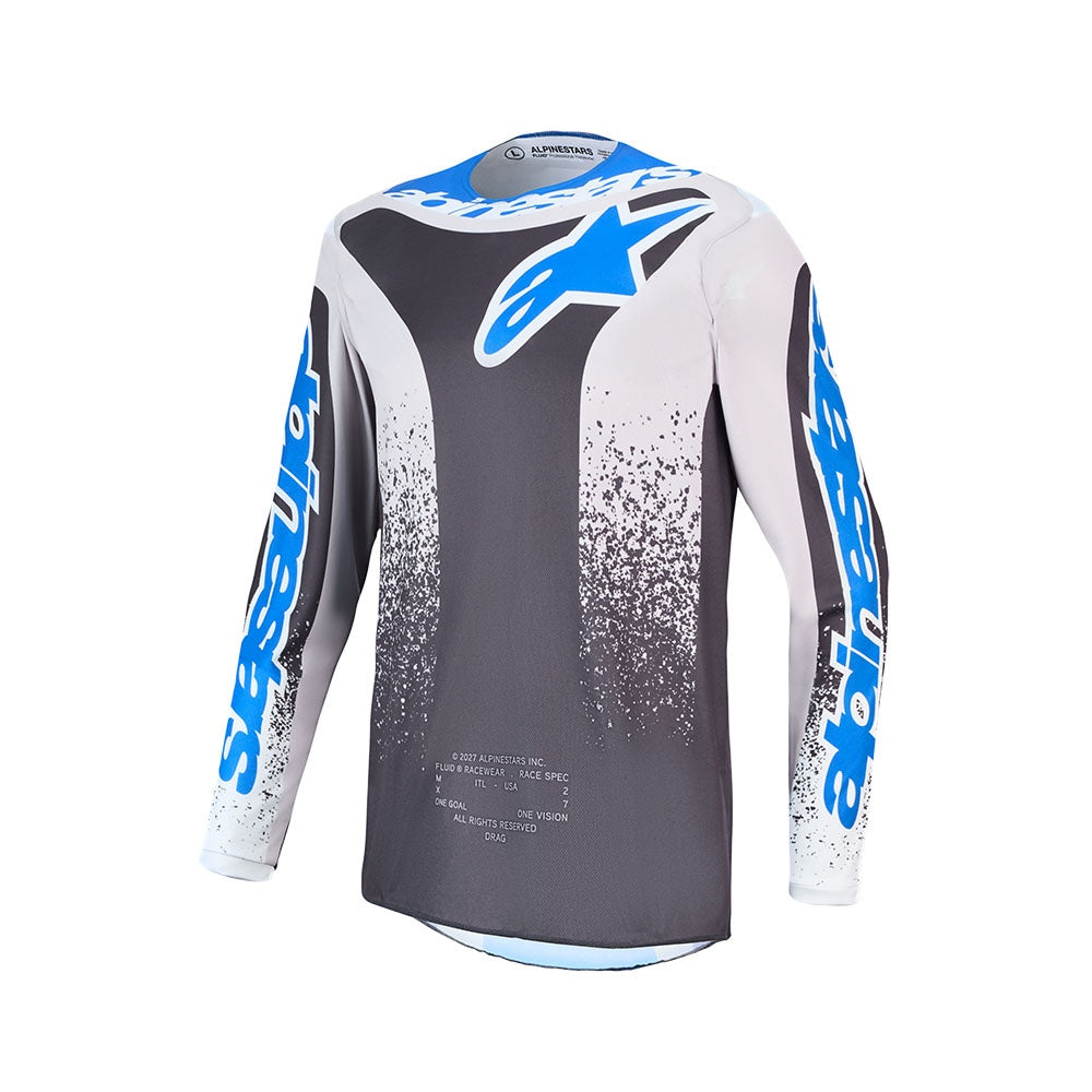Fluid Drag Jersey Graystone/Light Lilac/UCLA Blue/Black