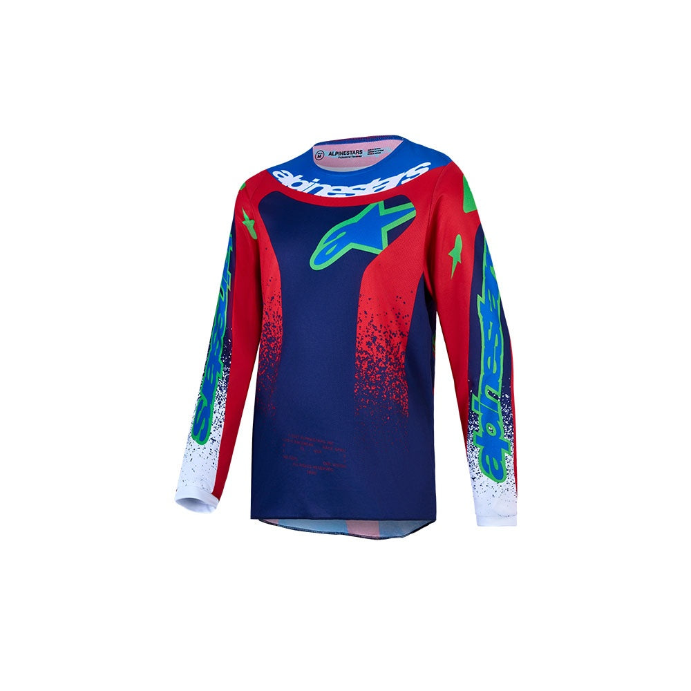 Youth Fluid Drag Jersey Blue/Navy/Fire Red/White