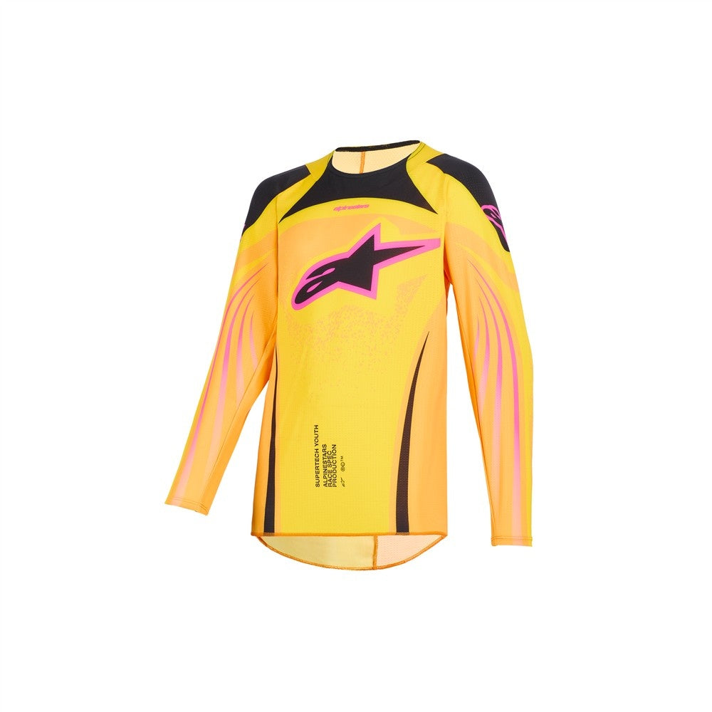 Youth Supertech Nomur Jersey Orange/Yellow/Pink