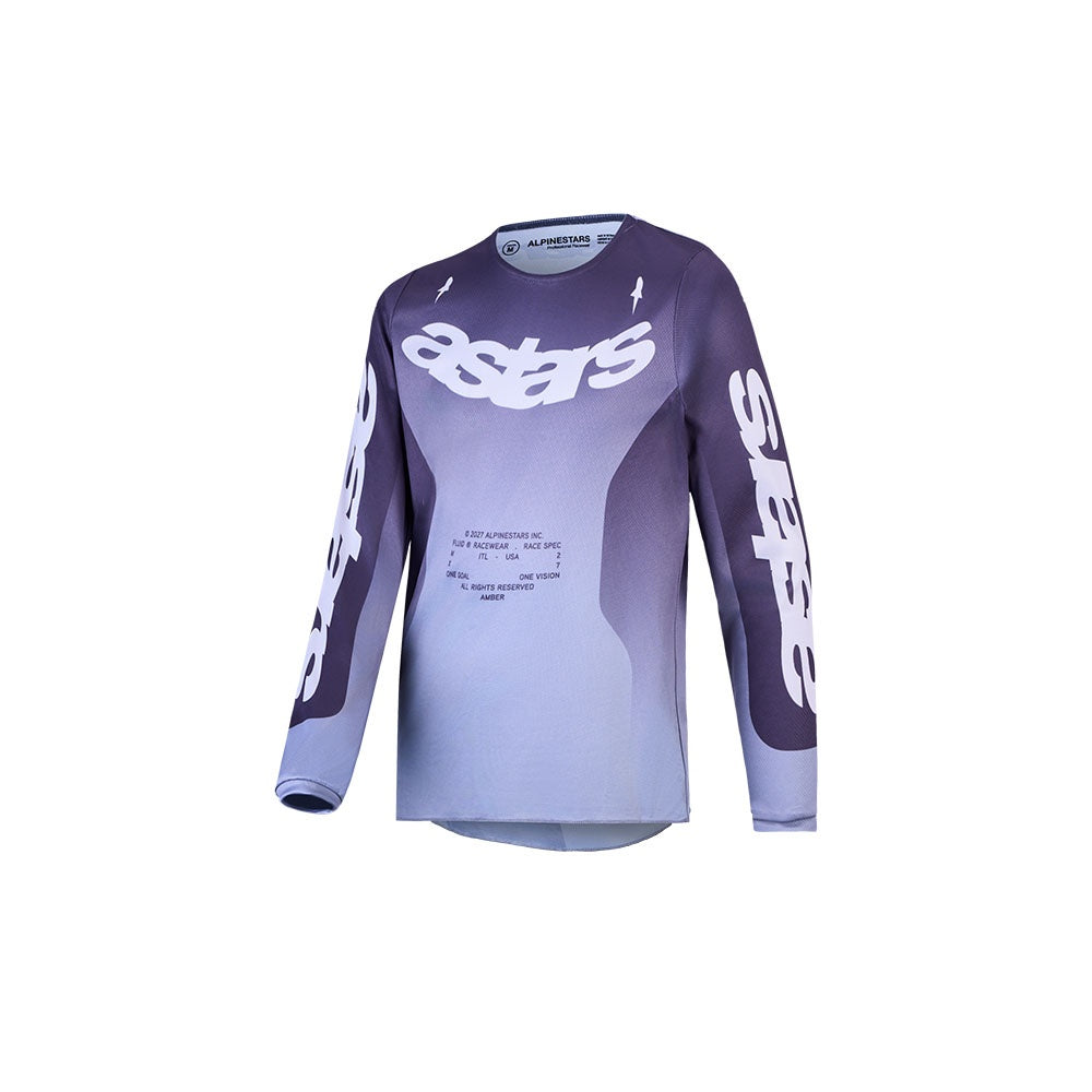 Youth Fluid Amber Jersey Graystone/Cold Gray/Light Lilac