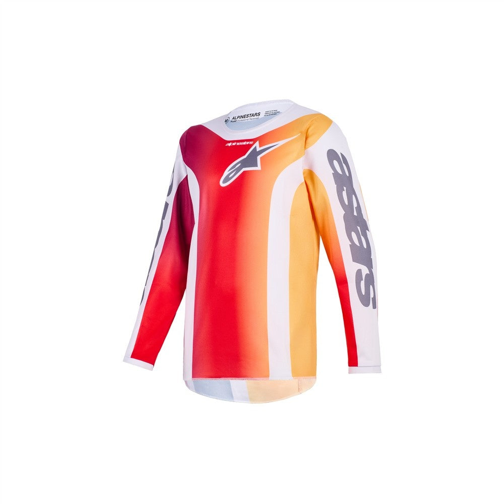 Youth Fluid Portl Jersey Red/Light Gray/Dark Gray