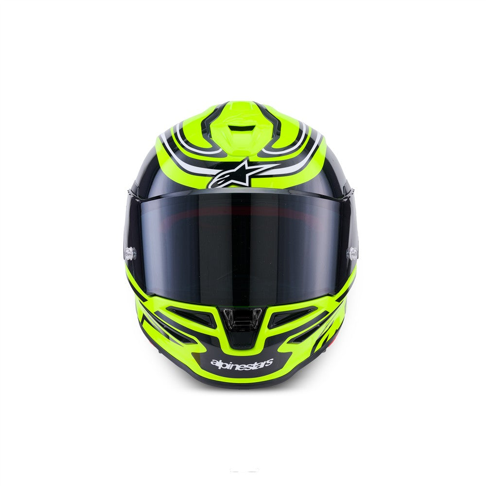 Supertech R7 Helmet Zeal Yellow Fluoro/Black/White