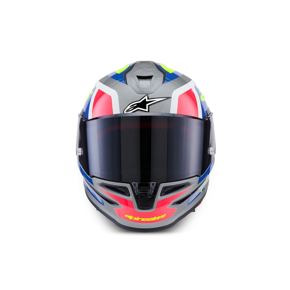 Supertech R7 Helmet Lumen Silver/Blue/Pink/Yellow Fluoro