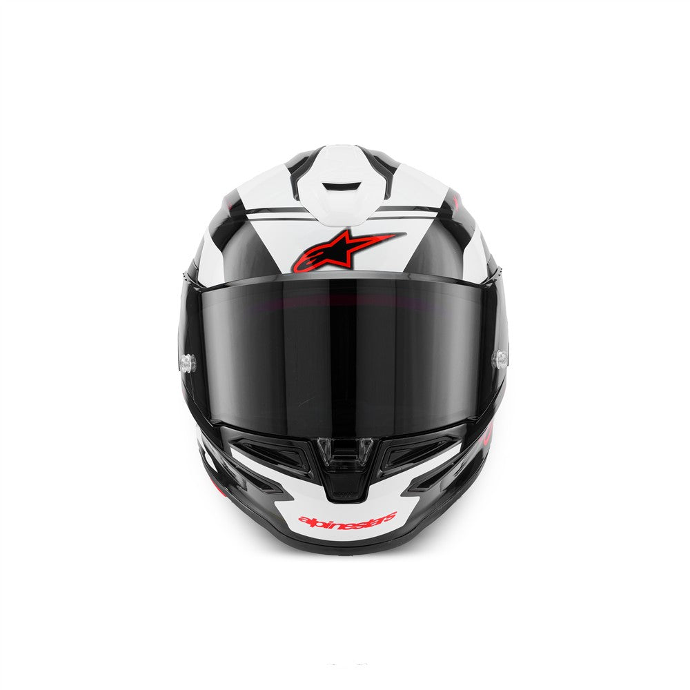 Supertech R7 Helmet A-Core Black/White/Red Gloss