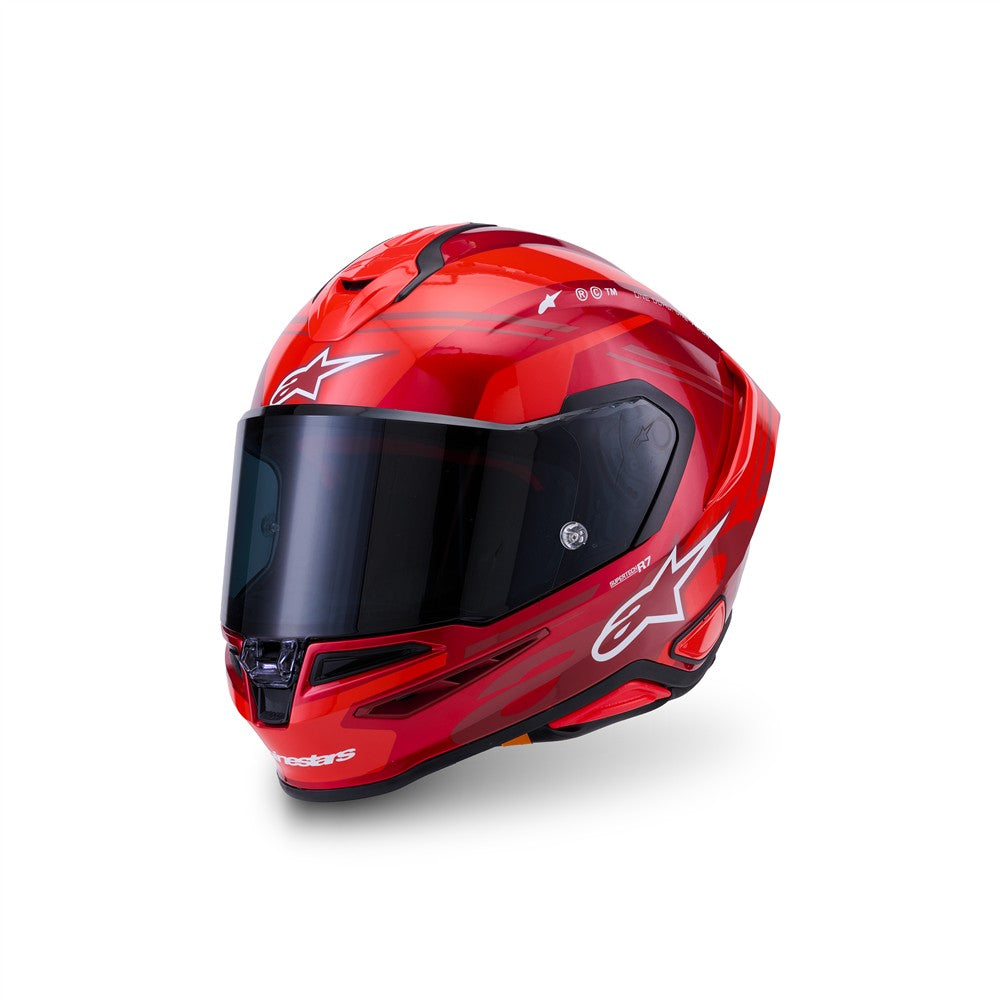Supertech R7 Helmet A-Core Red/White Gloss