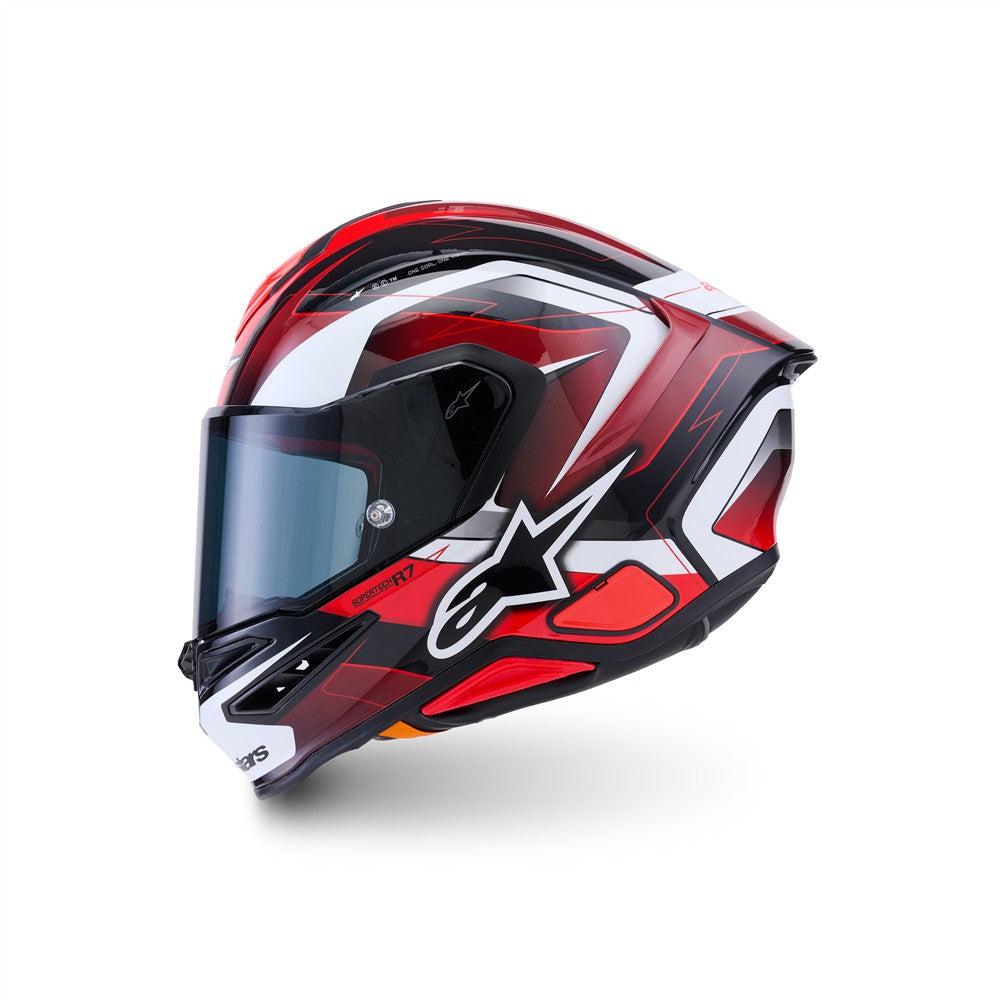 Supertech R7 Helmet Kinetis Black/Red/White Gloss