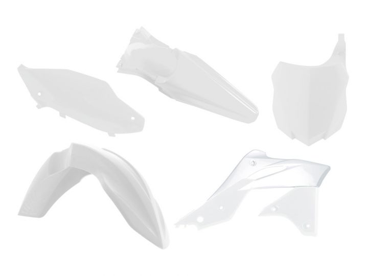 PLASTICS KIT RTECH 5 PIECE WHITE KAWASAKI KX250F 13-16
