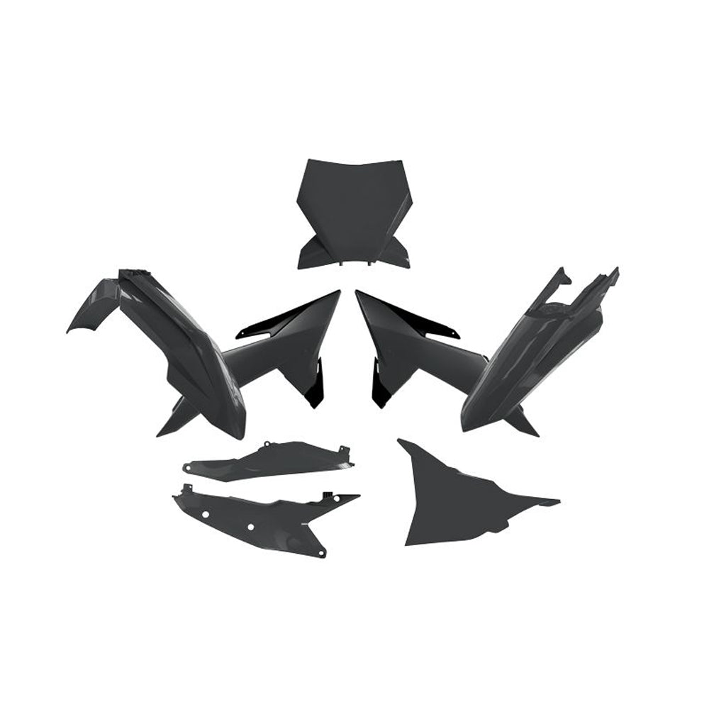 PLASTICS KIT RTECH 6 PIECE BLACK KTM SX SXF