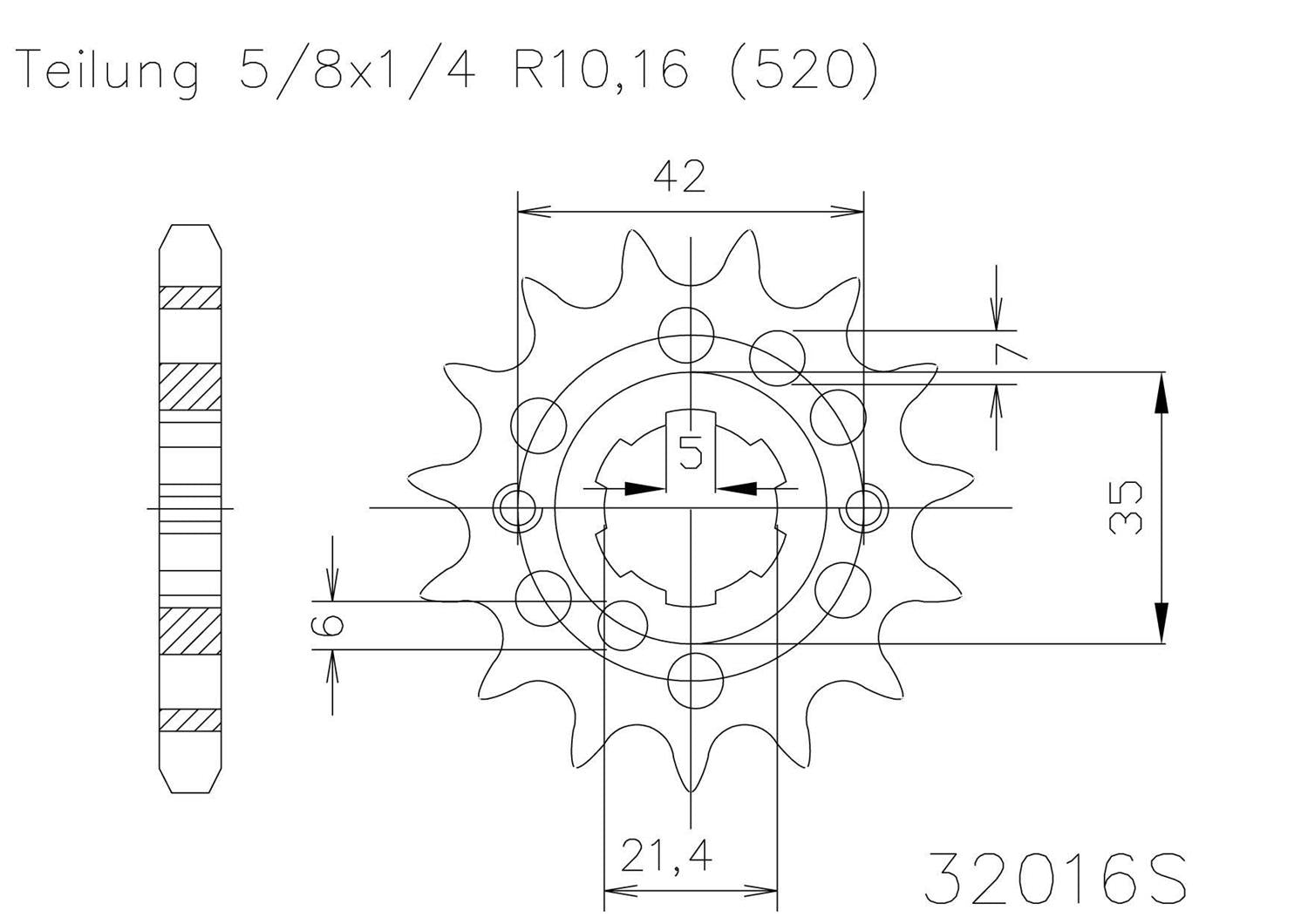 SPROCKET FRONT MOTO MASTER STEEL 15T KAWASAKI KLX450 KLX450R KX450F KX450X