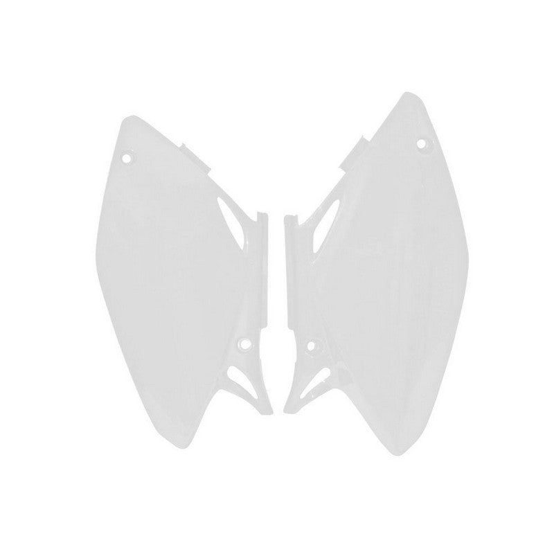 SIDE PANELS RTECH WHITE HONDA CRF450R 02-04