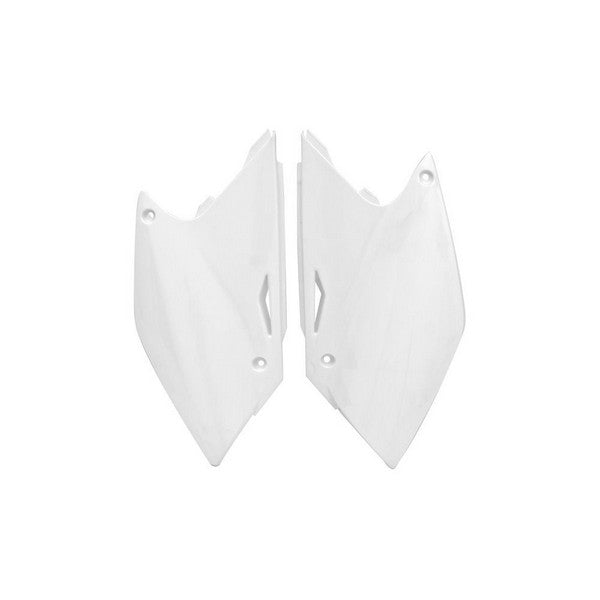 SIDE PANELS RTECH WHITE KAWASAKI KX250F 04-05 SUZUKI RMZ250 04-06