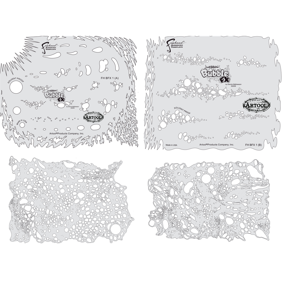 IWATA TEMPLATE DENNIS MATHEWSON BUBBLE FX WITH DVD