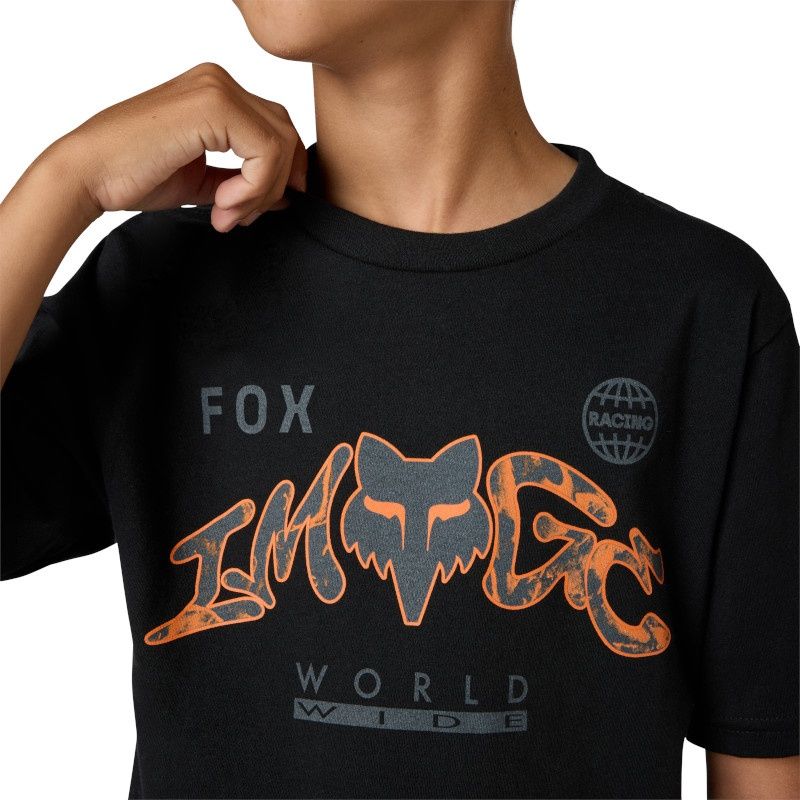 Fox Yth Image Print SS Tee
