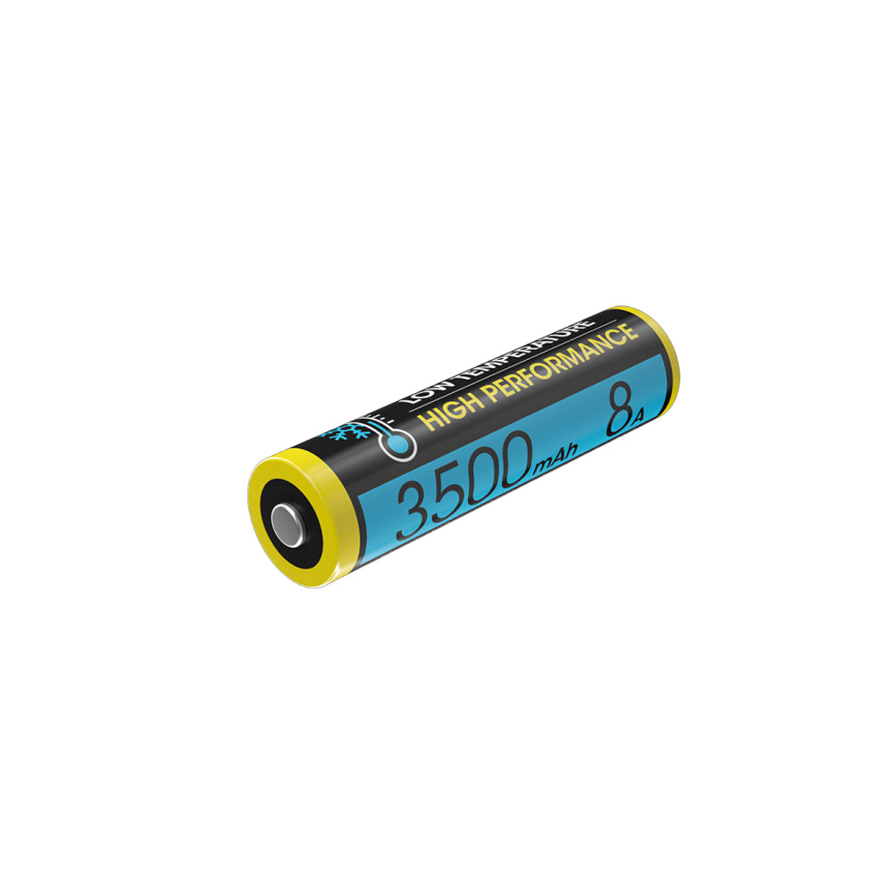 NITECORE 18650 RECHARGEABLE BATTERY LOW TEMP 3.6V 8A 3500MAH