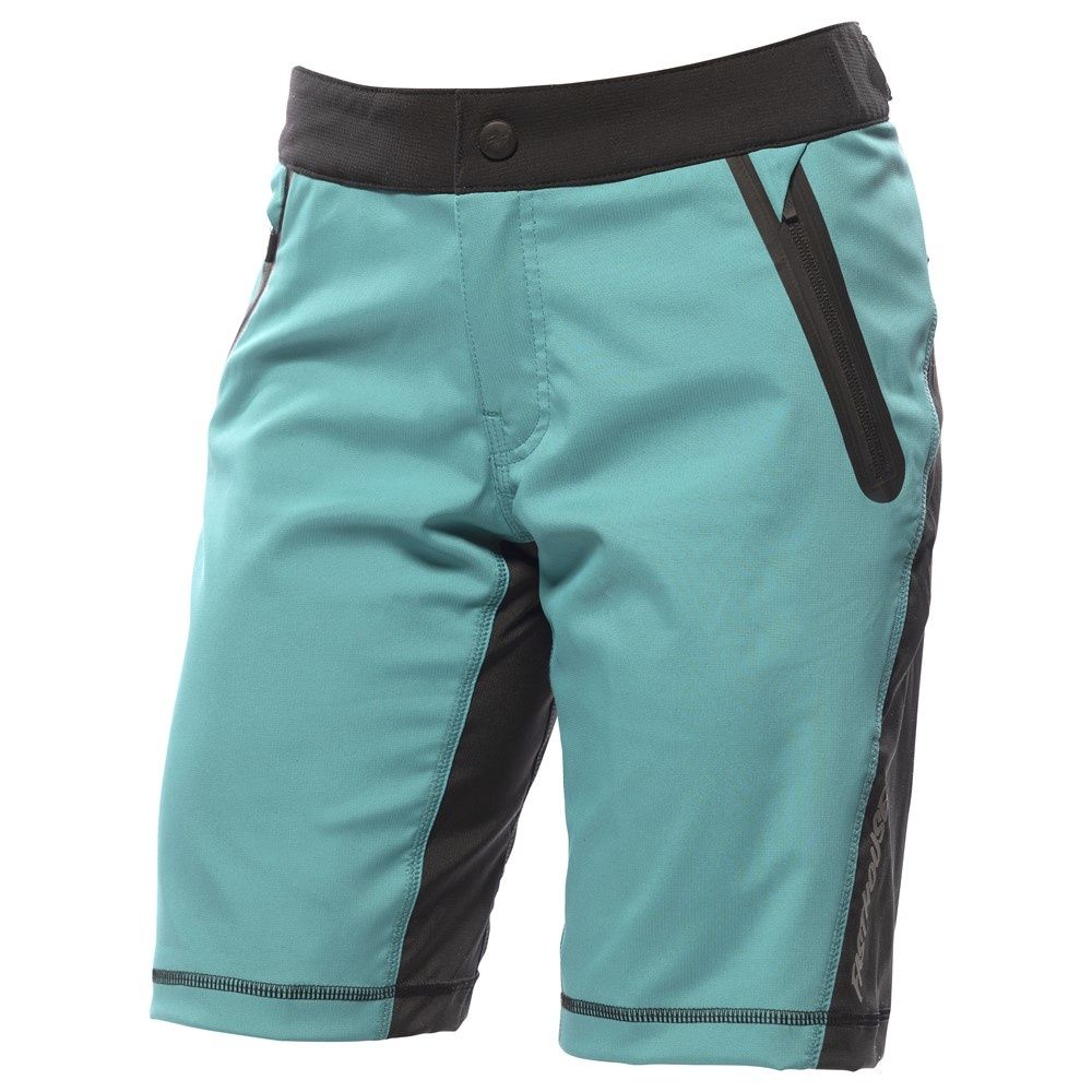 Womens Crossline Shorts Teal