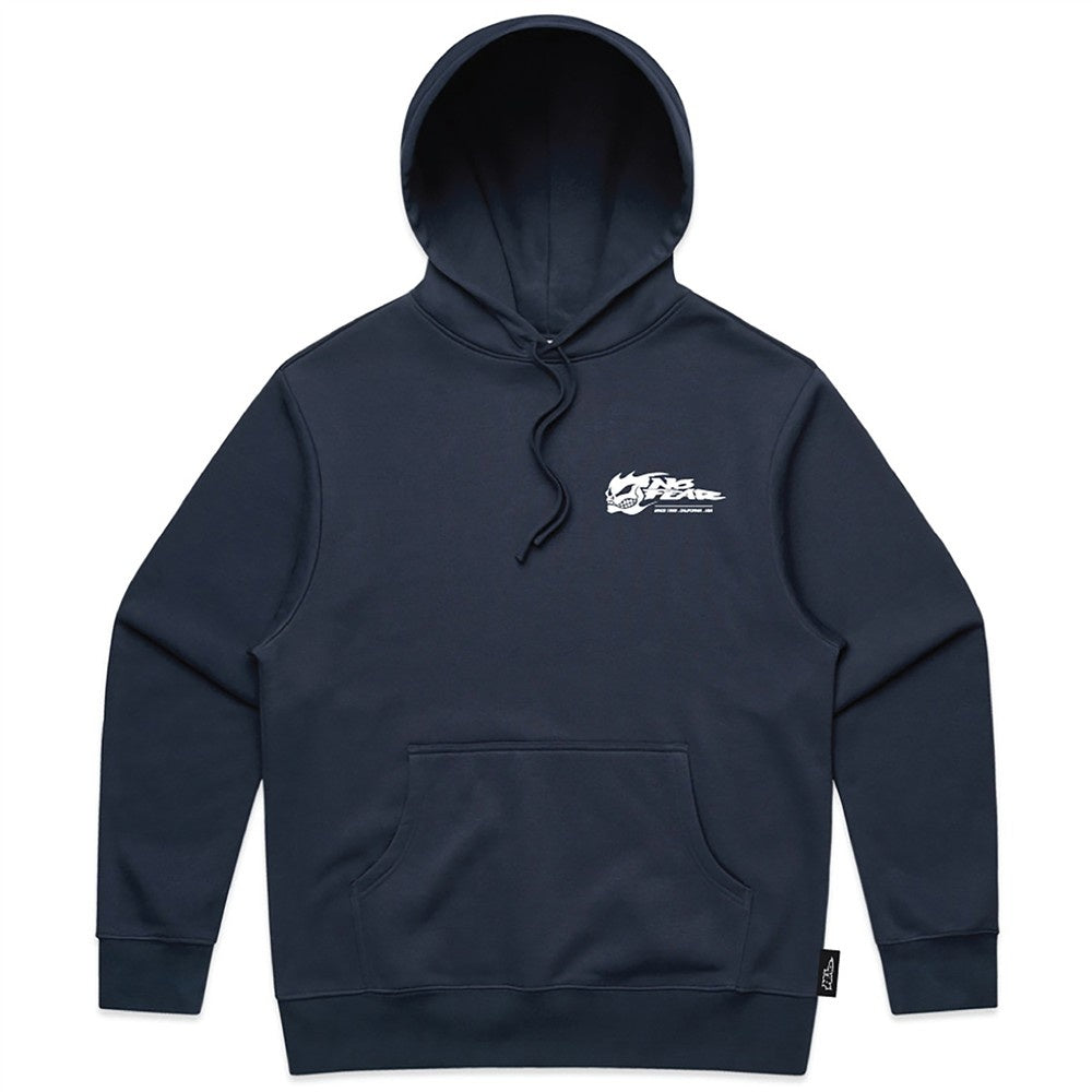 Navy Skull Hoodie