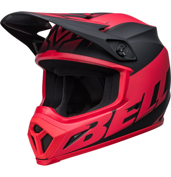 Bell MX-9 MIPS Disrupt Matte Black/Red