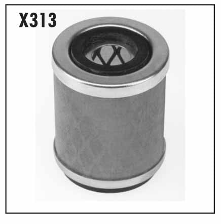 Champion X313 Cartridge Oil Filter - 37.8 wide, 48.5 high with by-pass