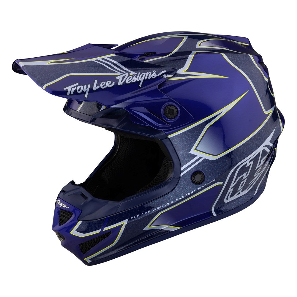 YOUTH SE4 POLYACRYLITE HELMET W/MIPS MATRIX BLUE