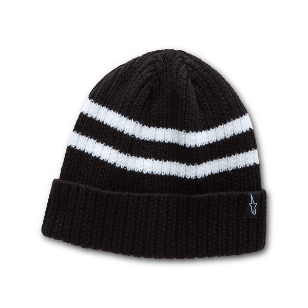 Roller Beanie Black/White