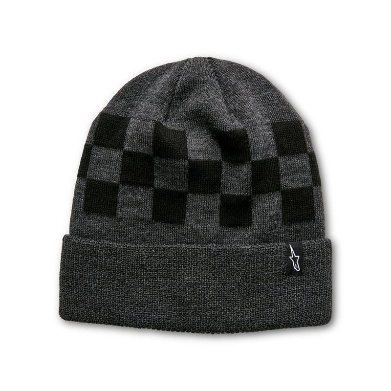 Checked Beanie