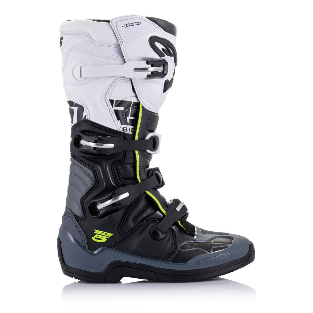 Tech-5 MX Boots Black/White