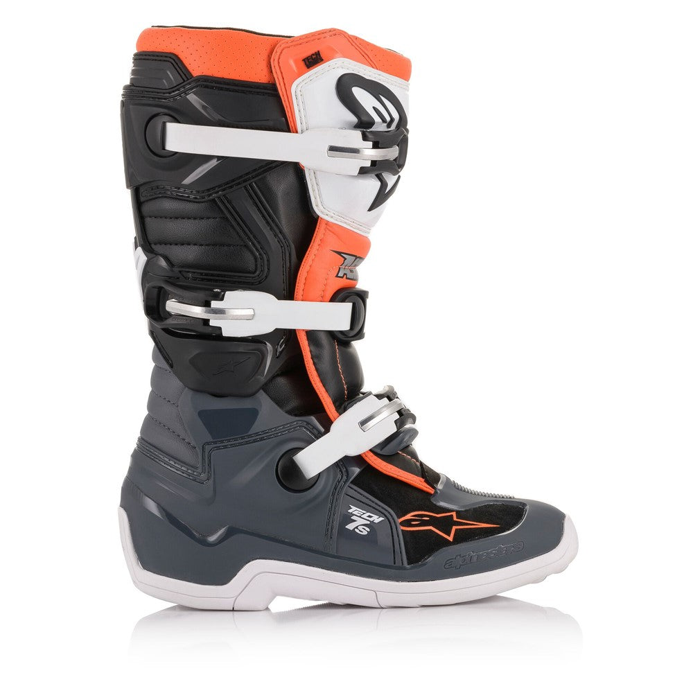 Tech-7S MX Boots Black/Gray