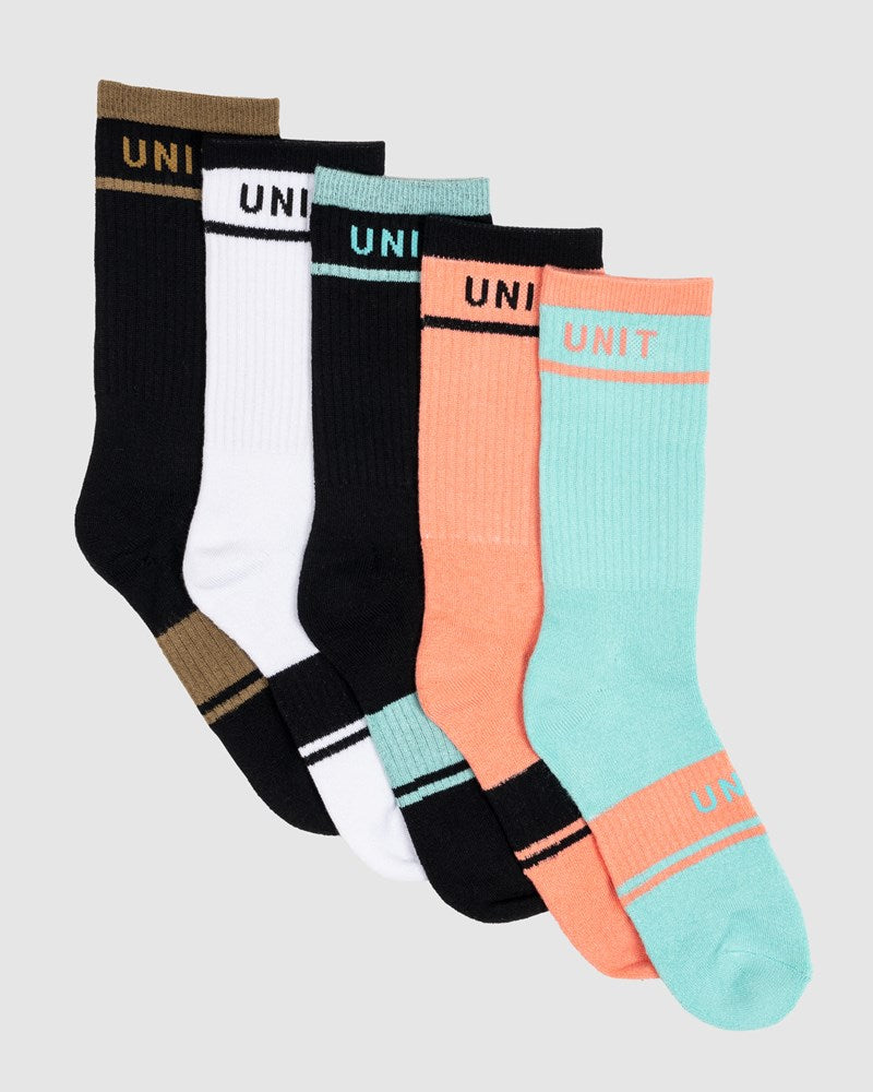 Equip Ladies Bamboo Hi Lux Socks - 5 Pack