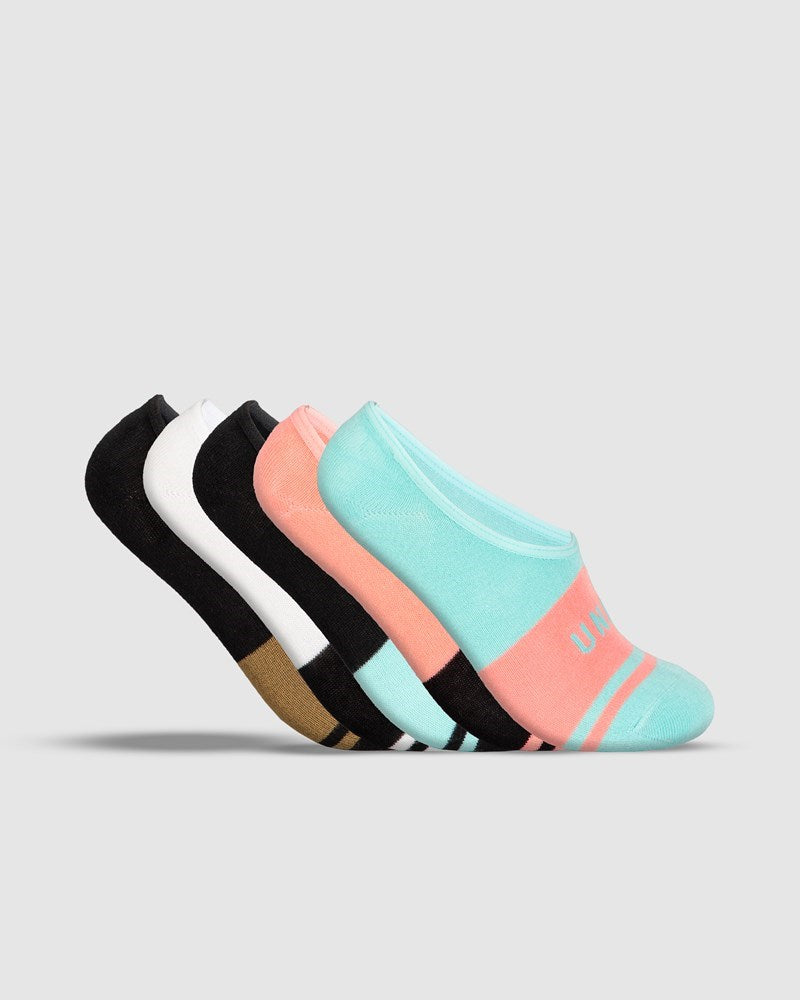 Equip Ladies Bamboo Invisible Socks - 5 Pack