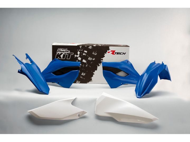 PLASTICS KIT RTECH 4 PIECE OEM COLOURS HUSABERG FE250 FE350 FE450 FE501 TE125 TE250 TE300 13-14