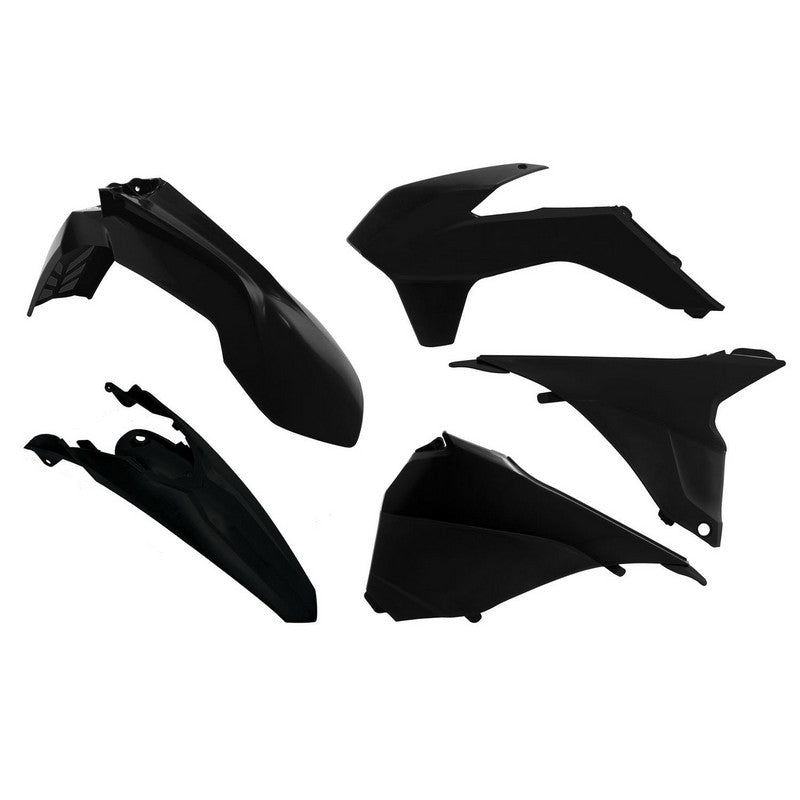 PLASTICS KIT RTECH 5 PIECE BLACK KTM EXC EXC-F