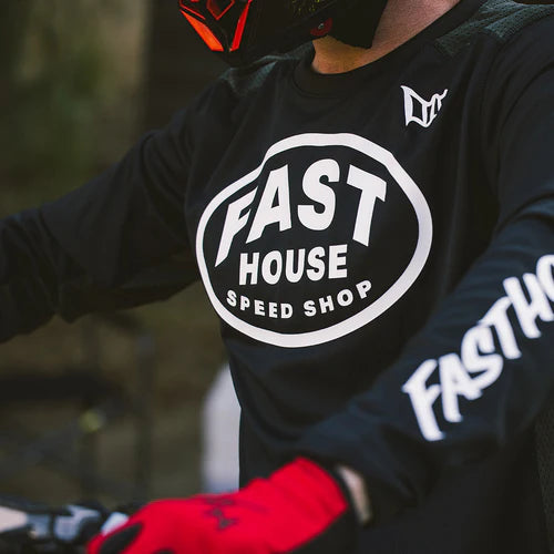 Grindhouse Air-Cooled Ramble LS Jersey - Black/Gray