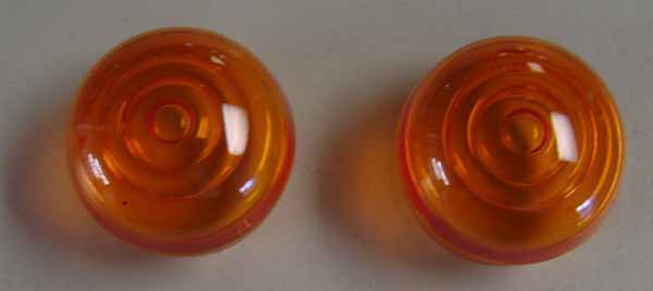 Amber lenses for slimline bullet lights (61-73190). 61-73191