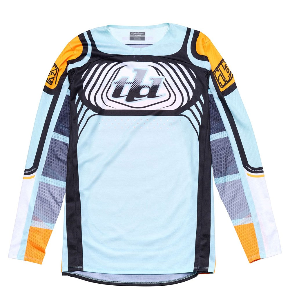 SE PRO JERSEY WAVEZ BLEACHED AQUA