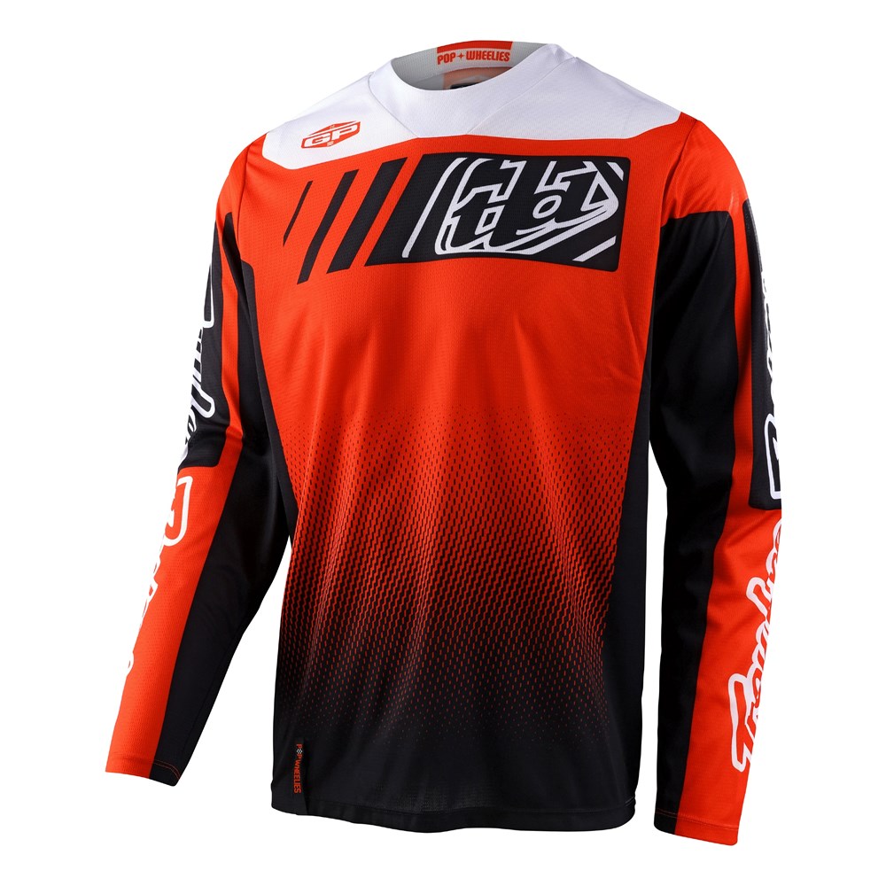 GP JERSEY ICON BLACK / ORANGE