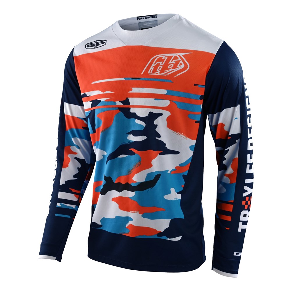 GP JERSEY FORMULA CAMO NAVY / ORANGE | YOUTH