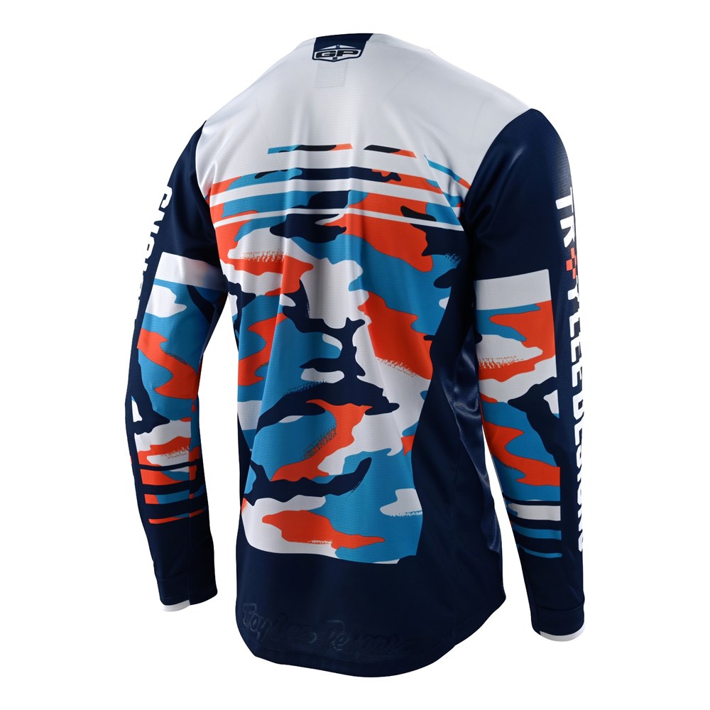 GP JERSEY FORMULA CAMO NAVY / ORANGE | YOUTH