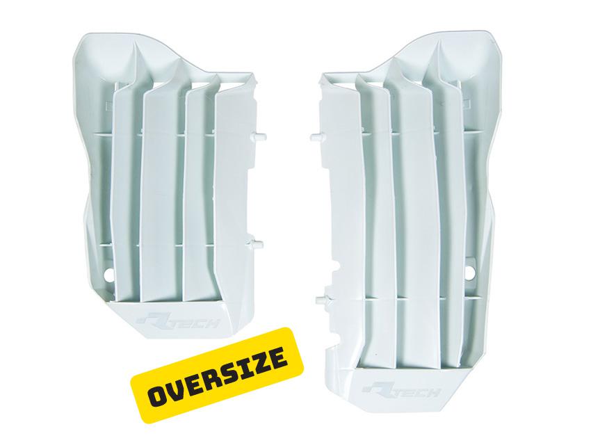 RADIATOR LOUVRES RTECH WHITE HONDA CRF450R 17-20 CRF450RX 17-20