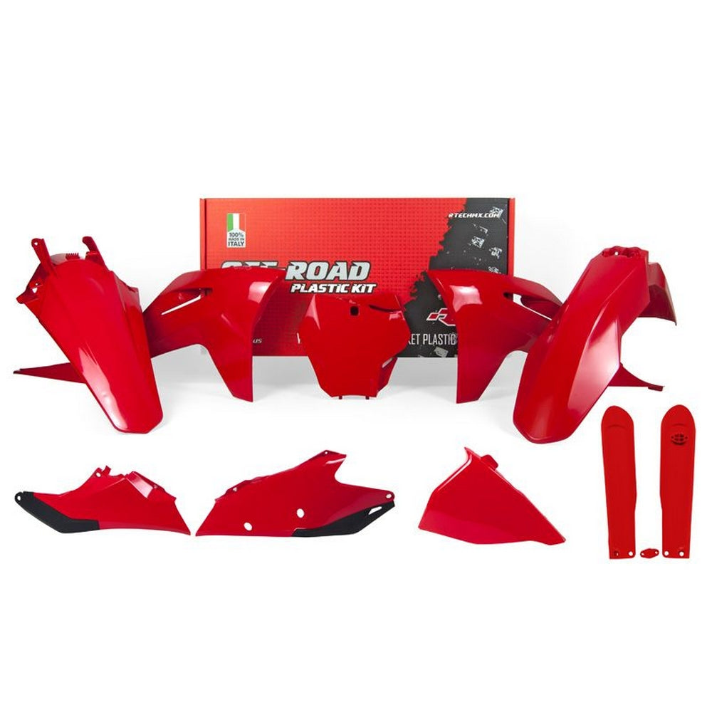 PLASTICS KIT RTECH 6 PIECE RED GAS GAS EX250F EX300 EX350F EX450F MC125 MC250F MC350F MC450F 21-23