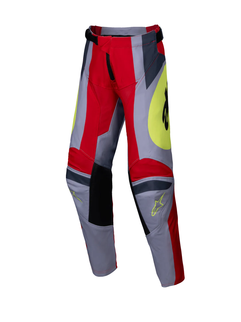 Youth Racer Melt Pants Bright Red/Gray