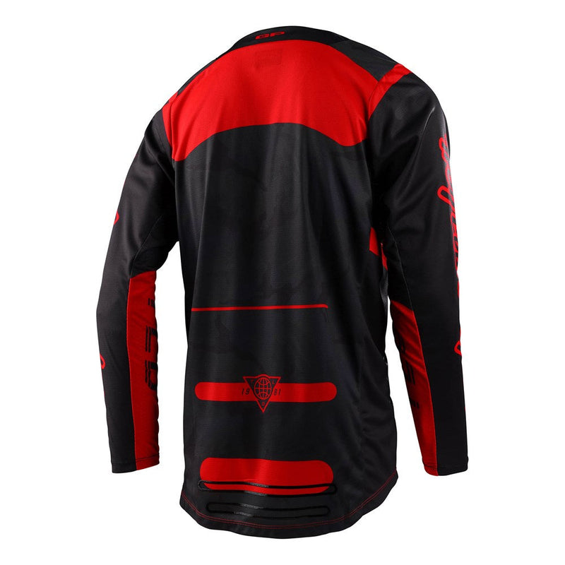 GP PRO JERSEY BLENDS CAMO RED / BLACK