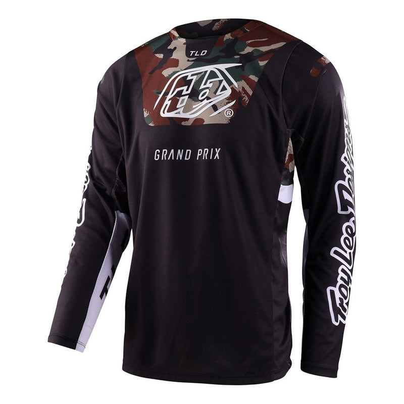 GP PRO JERSEY BLENDS CAMO BLACK / GREEN