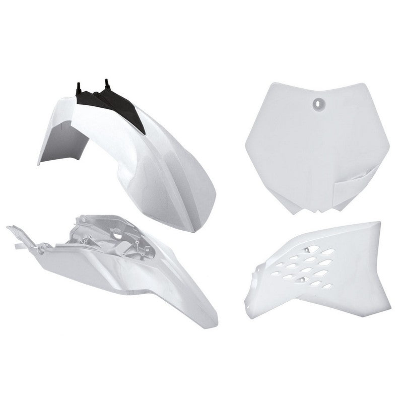 PLASTICS KIT RTECH 4 PIECE WHITE KTM 65 SX 12-15