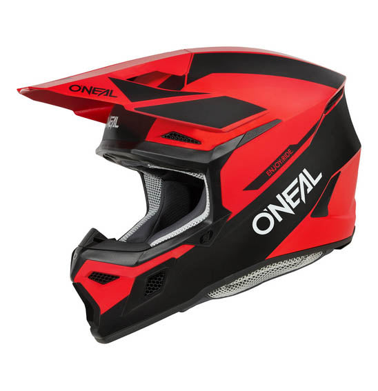 O'Neal 2025 Youth 3SRS RACE Helmet - Black/Red