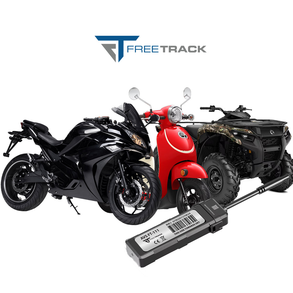 FREETRACK 4G GPS TRACKER FOR MOTORBIKES ATV SIDE BY SIDES & SCOOTERS
