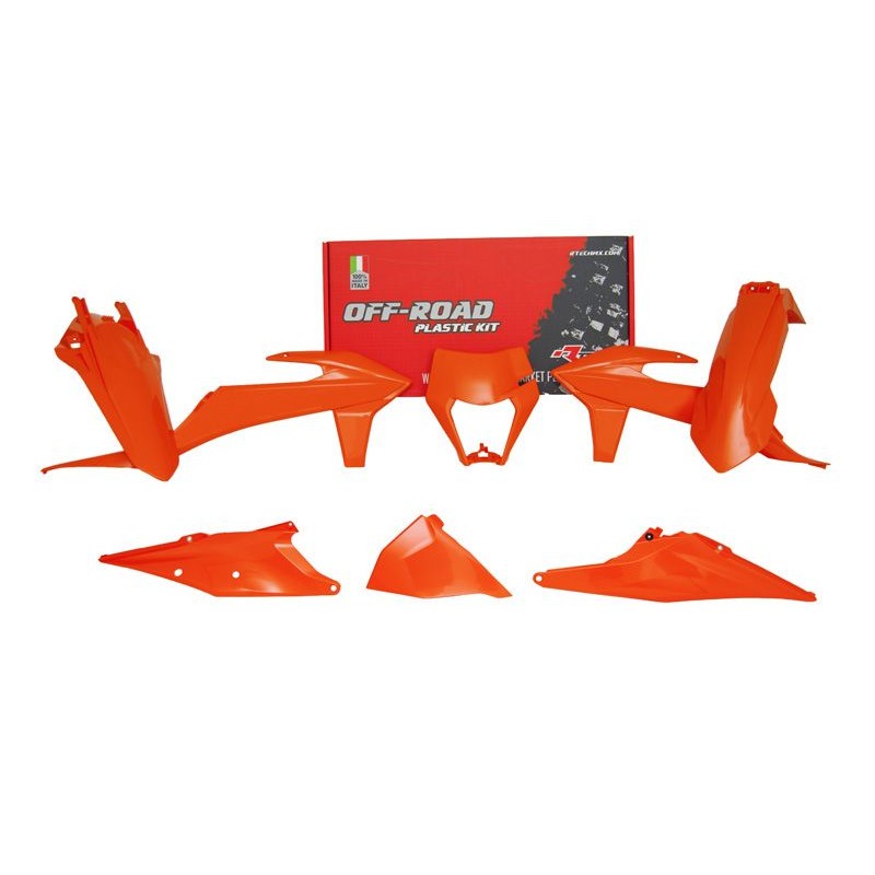 PLASTICS KIT RTECH 6 PIECE ORANGE KTM EXC XC-W EXC-F XC-F XCF-W