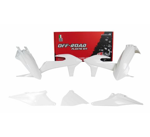 PLASTICS KIT RTECH 5 PIECE WHITE KTM EXC EXC-F XC-W XCF-W