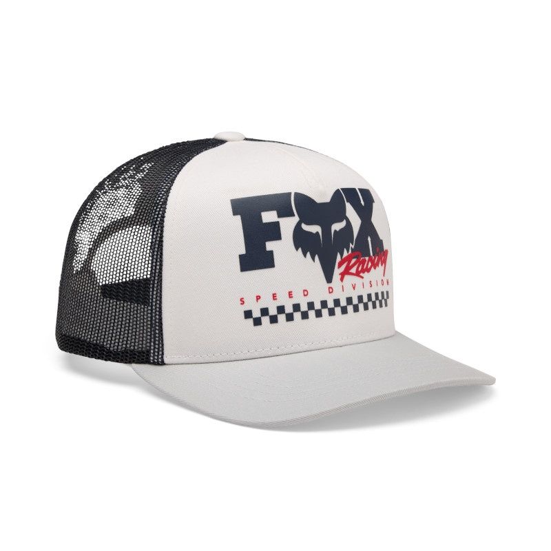Fox Yth Checker Mesh Trucker Hat