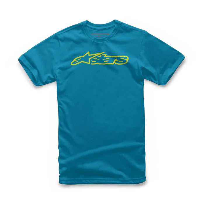 Kids Blaze Tee Turq/Yellow X