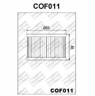 COF011 Champion Oil Filter pic (HF111)